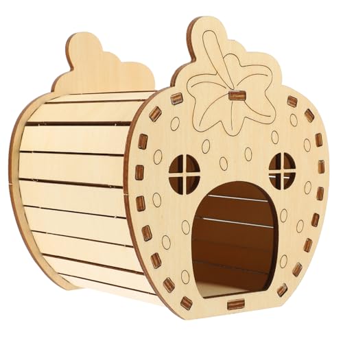 YARNOW Chinchilla-verstecknest Hamsterhaus Aus Holz Mit Leiter Und Bewegungsspielzeug Haustierbedarf von YARNOW