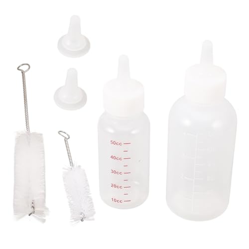 YARNOW Set von Katzenmilchflaschen Teiliges Set für Welpen und Kätzchen Tragbare Haustierpflege Langlebig und Einfach zu Bedienen von YARNOW