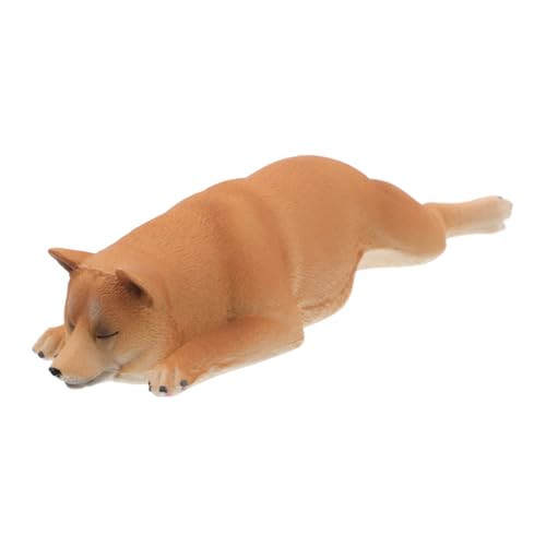 YARNOW Shiba Inu -Modell Hundespielzeug für schlafender Hund Schlafendes Welpenspielzeug Simulationstiermodell-Ornamente Schlafspielzeug Plastik Chocolate YARNOW Shiba Inu -Modell Hundespielzeug für schlafender Hund Schlafendes Welpenspielzeug Simulationstiermodell-Ornamente Schlafspielzeug Plastik Chocolate von YARNOW