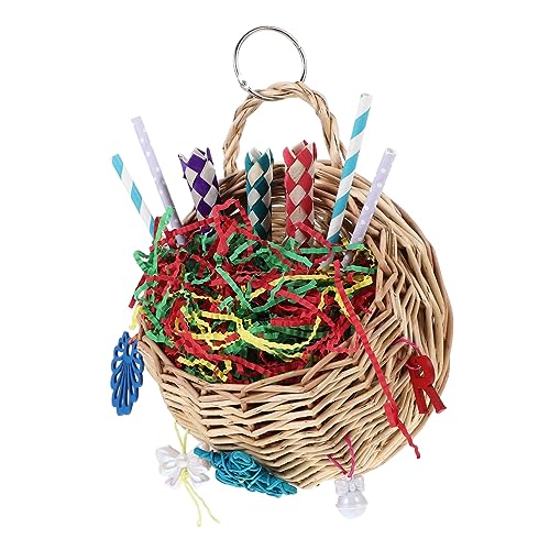 YARNOW Papagei-Spielzeug Zum Aufhängen 5 Kauspielzeuge Vogel-papagei-Spielzeug Sicheres Holzspielzeug Zum Aufhängen Dekoratives Vogelkäfig-zubehör YARNOW Papagei-Spielzeug Zum Aufhängen 5 Kauspielzeuge Vogel-papagei-Spielzeug Sicheres Holzspielzeug Zum Aufhängen Dekoratives Vogelkäfig-zubehör von YARNOW