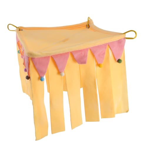 YARNOW Tierheim Hamster Versteck Unterschlupf Chinchilla Hängematte Eckbett Frettchen Dreieckiges Versteckbett Hamster Hängebett Kleintier Versteckbett Hamsterbett Haus YARNOW Tierheim Hamster Versteck Unterschlupf Chinchilla Hängematte Eckbett Frettchen Dreieckiges Versteckbett Hamster Hängebett Kleintier Versteckbett Hamsterbett Haus von YARNOW