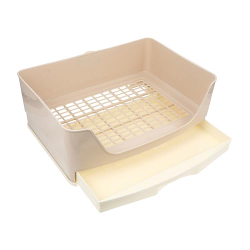 YARNOW Töpfchen für Kleintiere Ecktoilette für Kaninchen Meerschweinchen Hamster und Chinchilla Langlebiges Tragbares Design aus Hochwertigem Material YARNOW Töpfchen für Kleintiere Ecktoilette für Kaninchen Meerschweinchen Hamster und Chinchilla Langlebiges Tragbares Design aus Hochwertigem Material von YARNOW