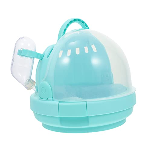 YARNOW Tragbarer Hamster Trägerkäfig Für Outdoor Aktivitäten Mit Matte Und Trinkflasche Perfekter Haustierkäfig Für Hamster Rennmäuse Und Kleine Nagetiere von YARNOW