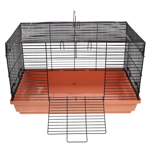 YARNOW Tragbarer Hamsterkäfig aus Stabilem Eisen Draht Multifunktional und Leicht zu Pflegen für Kleine Haustiere Wie Hamster Mäuse und Frettchen Kompakt für Reisen und Ausflüge von YARNOW