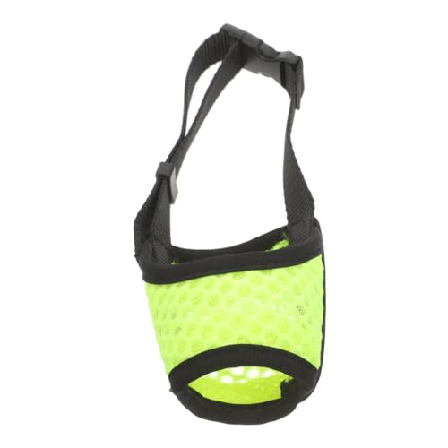 YARNOW Maulkorb Für Hunde Aus Polyester Verstellbar Für Welpen Und Kleine Hunde Zum Spazierengehen Geeignet Anti-Bell-maulkorb Langlebig Und Sicher von YARNOW