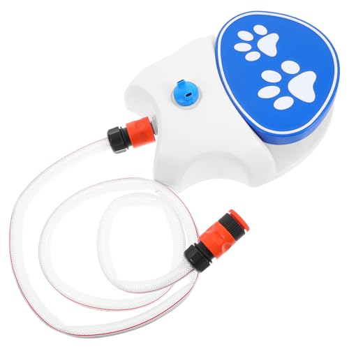 YARNOW Tragbarer Pet Drinking Fountain mit Schlauch Outdoor Hundewasserspender für Garten und Reisen Orange von YARNOW