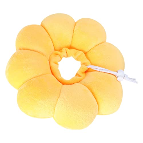 YARNOW Atmungsaktives Katzenhalsband Mit Blumendesign Für Genesung Anti-leck-Halsband Aus Haustierhalsband Zur Wundschutz von YARNOW
