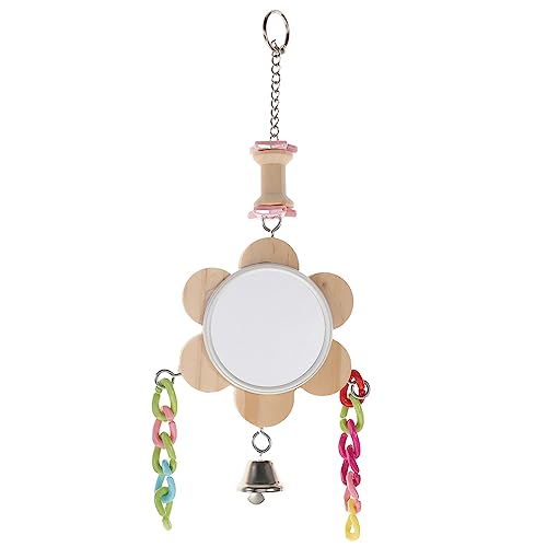 YARNOW Hängender Vogelspiegel Zum Kauen Für Nymphensittiche Vogelspiegelspielzeug Für Papageien Spiegeleinrichtung Für Vögel Im Käfig Vertreibt Langeweile Und Fördert Aktivität YARNOW Hängender Vogelspiegel Zum Kauen Für Nymphensittiche Vogelspiegelspielzeug Für Papageien Spiegeleinrichtung Für Vögel Im Käfig Vertreibt Langeweile Und Fördert Aktivität von YARNOW