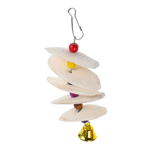 YARNOW Papageien Spielzeug Naturmaterial Kauspielzeug Mit Cuttlebone Für Vögel Und Kleintiere Mit Befestigung Zahnpflege Und Calciumversorgung Farbe Zufällig YARNOW Papageien Spielzeug Naturmaterial Kauspielzeug Mit Cuttlebone Für Vögel Und Kleintiere Mit Befestigung Zahnpflege Und Calciumversorgung Farbe Zufällig von YARNOW