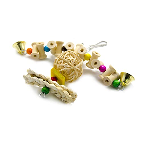 YARNOW Papagei Schaukel Spielzeug Rattan Glocke Holz Schaukel Für Vögel Vogel Spielzeug Für Spielen Exploration YARNOW Papagei Schaukel Spielzeug Rattan Glocke Holz Schaukel Für Vögel Vogel Spielzeug Für Spielen Exploration von YARNOW