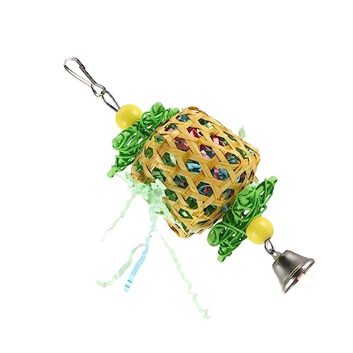 YARNOW Rattan Vogelspielzeug Für Käfige Kau Und Schaukeltier Für Papageien Nymphensittiche Und Kleine Vögel Natürlichem Und Rattan Sorgt Für Spielspaß Und Beschäftigung YARNOW Rattan Vogelspielzeug Für Käfige Kau Und Schaukeltier Für Papageien Nymphensittiche Und Kleine Vögel Natürlichem Und Rattan Sorgt Für Spielspaß Und Beschäftigung von YARNOW