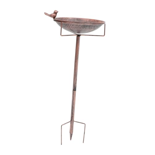 YARNOW Vogeltränke im Freien mit Pfahl Garten Dekoration Multifunktionale Vogelbad Station für Wasser und Futter Frostsicher für Terrasse YARNOW Vogeltränke im Freien mit Pfahl Garten Dekoration Multifunktionale Vogelbad Station für Wasser und Futter Frostsicher für Terrasse von YARNOW