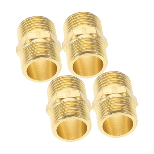 YARNOW Schlauchverbinder-Set Für Den Außenbereich 4-teilig M22 14 Mm Auf M22 15 Mm Adapter Messingverbinder Für Den Garten YARNOW Schlauchverbinder-Set Für Den Außenbereich 4-teilig M22 14 Mm Auf M22 15 Mm Adapter Messingverbinder Für Den Garten von YARNOW