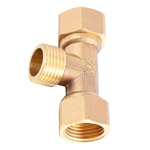 YARNOW Kupfer- Verdickte Heizungsarmatur Wasserverbindung Kupferrohrfitting Goldfarben YARNOW Kupfer- Verdickte Heizungsarmatur Wasserverbindung Kupferrohrfitting Goldfarben von YARNOW