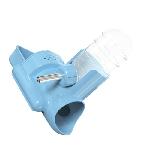 YARNOW Wasserflasche Für Hamster Spender Haustier Essen Klein Hängender Futterautomat Meerschweinchen Versteck Futternapf Für Ratten Tierisches Versteck Rattenfutter Blue Rostfreier Stahl von YARNOW