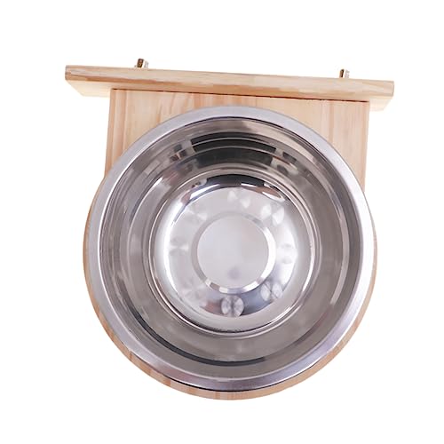 YARNOW Parrot Feeding Box Aus Großer Futternapf Für Vögel Für Papageien Nymphensittiche Und Conures Leicht Zu Reinigen Und Langlebig Fördert Aktives Fressen Und Verhindert Langeweile von YARNOW