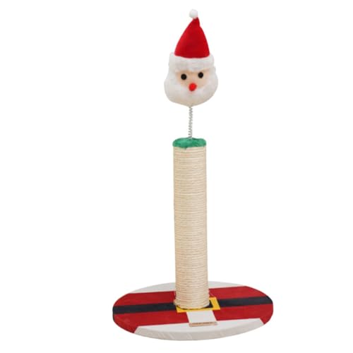 YARNOW Weihnachtskatzen Klettergerüst Lustiges Katzenspielzeug Katze + Turm Kleine Weihnachtsdekoration Weihnachtsmann Kätzchen Kätzchen Kratzbaum Verschleißfeste YARNOW Weihnachtskatzen Klettergerüst Lustiges Katzenspielzeug Katze + Turm Kleine Weihnachtsdekoration Weihnachtsmann Kätzchen Kätzchen Kratzbaum Verschleißfeste von YARNOW