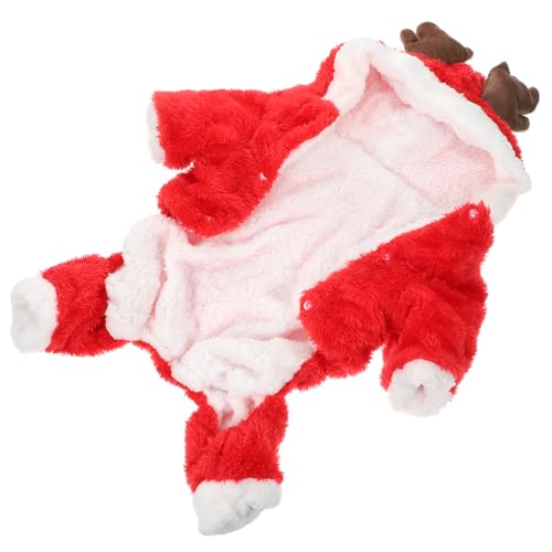 YARNOW Weihnachtskostüme für Hunde Elchkostüm Party Cosplay Hoodie Welpen Elch Hoodie Wärme Hundekleidung von YARNOW