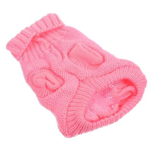YARNOW Strickpullover Für Kleine Hunde Bequeme Hundekleidung Warme Welpenweste Einfach Anzuziehen Für Alltag Und Partys von YARNOW