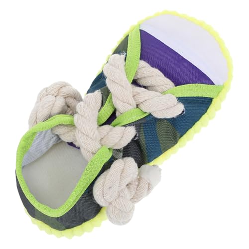 YARNOW Witziges Hundespielzeug Schuhe Form Squeaky Interaktives Kauspielzeug für Kleine und Mittlere Hunde Langlebiges Beißen und Zahnen für Innen und Außen von YARNOW