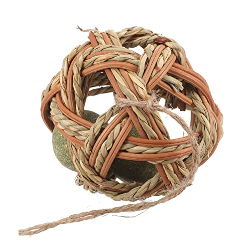 YARNOW Katzen Kauen Ball Molar Spielzeug Katzen Kauspielzeug Für Kätzchen Katzenspielzeug Indoor Katzenbackenzahnball von YARNOW