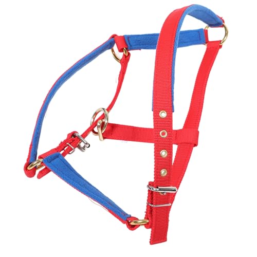 YARNOW Zaum Halfter Reitsportbedarf Hobby Horse Zubehör Geschirr Für Pp Geflochtenes Band Rot von YARNOW
