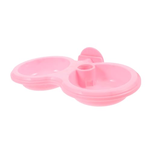 YARNOW hängender Hundenapf Waschbar Haustiernapf Hundewassernapf für große Hunde Hundefutter Hundenäpfe tierfutterbehälter plastikschalen Kiste Wasserschale Futterautomat für Welpen Rosa von YARNOW