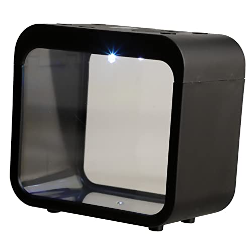 YARNOW Mini-Aquarium Mit Licht Für Fische Kunststoff-Aquarium Schreibtisch-Dekoration Fisch- Reptilienbecken YARNOW Mini-Aquarium Mit Licht Für Fische Kunststoff-Aquarium Schreibtisch-Dekoration Fisch- Reptilienbecken von YARNOW