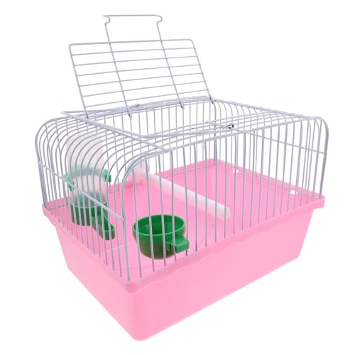 YARNOW Tragbarer Transportkäfig Für Haustiere Vogeltransportbox Mit Sitzstange Futterbox Tränke Für Unzertrennliche Papageien Nymphensittiche Abs-eisenkonstruktion Farbe von YARNOW