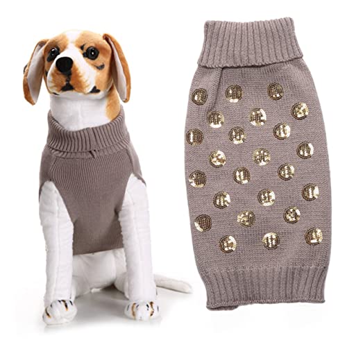 YARNOW Warmer Haustierpullover Squama Design Hundemantel Herbst-hundekleidung Leicht Zugänglicher Waschraum L Grau Größe Für Welpen YARNOW Warmer Haustierpullover Squama Design Hundemantel Herbst-hundekleidung Leicht Zugänglicher Waschraum L Grau Größe Für Welpen von YARNOW