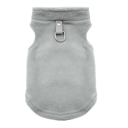 Haustierkleidung Herbst und Winter Haustier Hund Kleidung warme Hundeweste Mantel Welpen Bekleidung Dinge for Hunde(Gray,S) von YATINGZHANG