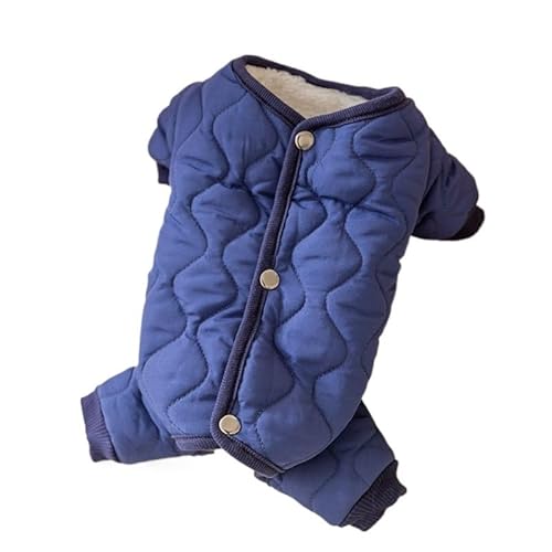 Haustierkleidung Hundekleidung, Haustierweste, Kostüm, Winterhundemantel, Welpen-Sweatshirt, warm(Blue,M) von YATINGZHANG