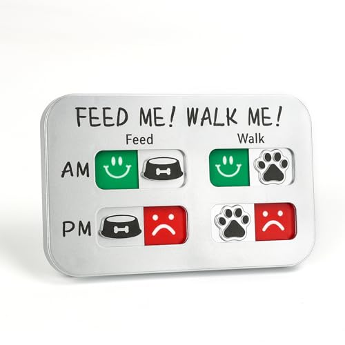 YAUYIK Haustier-Fütterungserinnerung, magnetischer Erinnerungsaufkleber, Tagesanzeige, Frühjahr/Nachmittag, Fütterung/Spaziergang mit Ihren Haustieren, Kühlschrankmagnete und doppelseitiges Klebeband YAUYIK Haustier-Fütterungserinnerung, magnetischer Erinnerungsaufkleber, Tagesanzeige, Frühjahr/Nachmittag, Fütterung/Spaziergang mit Ihren Haustieren, Kühlschrankmagnete und doppelseitiges Klebeband von YAUYIK