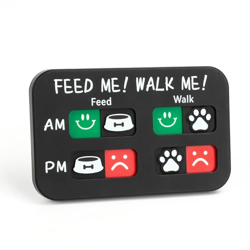 YAUYIK Haustier-Fütterungserinnerung, magnetischer Erinnerungsaufkleber, Tagesanzeige, Frühjahr/Nachmittag, Fütterung/Spaziergang mit Ihren Haustieren, Kühlschrankmagnete und doppelseitiges Klebeband YAUYIK Haustier-Fütterungserinnerung, magnetischer Erinnerungsaufkleber, Tagesanzeige, Frühjahr/Nachmittag, Fütterung/Spaziergang mit Ihren Haustieren, Kühlschrankmagnete und doppelseitiges Klebeband von YAUYIK