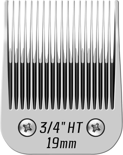 YAZIYIR 3er Pack 3/4HT Abnehmbare Edelstahlklingen für Hundepflege, kompatibel mit Heiniger/Moser max 50/Andis, Oster A5, Wahl 19mm Schnittlänge 3/4 Zoll YAZIYIR 3er Pack 3/4HT Abnehmbare Edelstahlklingen für Hundepflege, kompatibel mit Heiniger/Moser max 50/Andis, Oster A5, Wahl 19mm Schnittlänge 3/4 Zoll von YAZIYIR