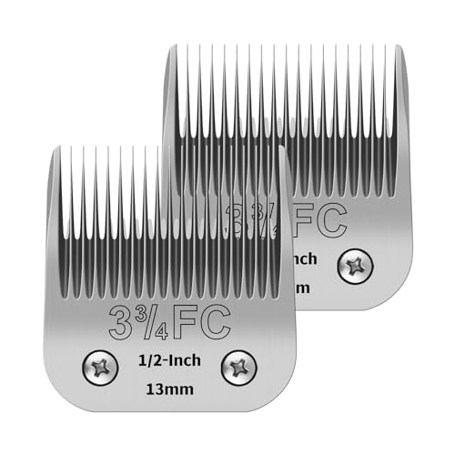YAZIYIR Abnehmbare Keramikklingen, kompatibel mit Andis, Oster A5, Wahl KM10, Schnittlänge 13 mm, 2 Stück YAZIYIR Abnehmbare Keramikklingen, kompatibel mit Andis, Oster A5, Wahl KM10, Schnittlänge 13 mm, 2 Stück von YAZIYIR