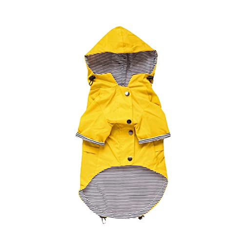 Hunderegenmäntel wasserdicht, Hunderegenmantel, wasserdicht, Winddicht, mit Kapuze, mehrere Größen(2XL) von YBAAKZIIR