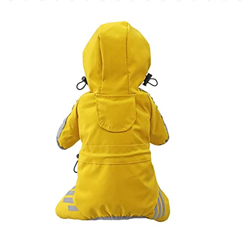 Hunderegenmäntel wasserdicht, Regenmantel for Haustiere, wasserdicht, 4 Beine, Reflektorstreifen, Traktionsöffnung, Mehrfarbig, mehrere Größen(Unique Colour,2XL) von YBAAKZIIR