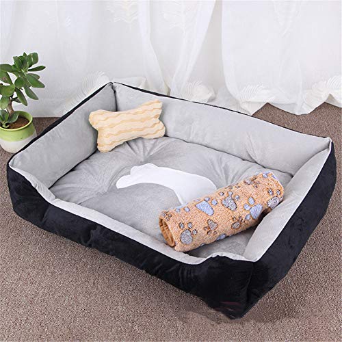 YCDZ Spezielles Bett für Katzen und Hunde, warm, weich und bequem, wasserdichter Memory-Schaum, verbessert den Schlaf, rutschfeste Unterseite, maschinenwaschbar YCDZ Spezielles Bett für Katzen und Hunde, warm, weich und bequem, wasserdichter Memory-Schaum, verbessert den Schlaf, rutschfeste Unterseite, maschinenwaschbar von YCDZ