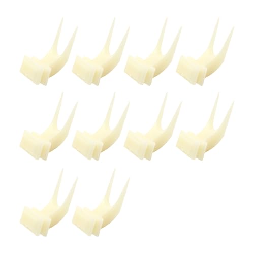 YCHUCH Pet Bird Food Feeder Forks Set of 10 Birds Food Fruit Spieß Treats Feeding Tool Papageien Cage Fruit Holder Pet von YCHUCH