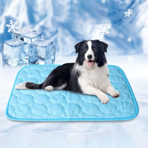 YCYATS Nordseepfote KüHlmatte, KüHlmatte FüR Den Sommer, SelbstküHlende KüHlmatte FüR Hunde, KüHlmatte FüR Katzen, KüHlmatte FüR Hunde Zu Hause, Unterwegs Oder Im Auto (Blau, XXL (150 * 100 cm)) YCYATS Nordseepfote KüHlmatte, KüHlmatte FüR Den Sommer, SelbstküHlende KüHlmatte FüR Hunde, KüHlmatte FüR Katzen, KüHlmatte FüR Hunde Zu Hause, Unterwegs Oder Im Auto (Blau, XXL (150 * 100 cm)) von YCYATS