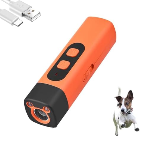 YCYATS Ruhemeister Hund, Drpfoten RuheMeister Pro - Schonendes Ultraschall-Training furruhigesZuhause, EIN-klick-Bedienung (Orange) von YCYATS