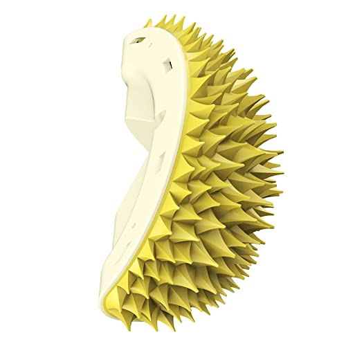 Durian Katzen-Multifunktionsbürste, Eckkitzler, Katzenminze, Selbst-Hi-Toy-Haarentferner, Möbelschutz, Kätzchen, Kratzbrett, Sisal, Katzen, Wandmontage, Gelb Durian Katzen-Multifunktionsbürste, Eckkitzler, Katzenminze, Selbst-Hi-Toy-Haarentferner, Möbelschutz, Kätzchen, Kratzbrett, Sisal, Katzen, Wandmontage, Gelb von YCYUYK