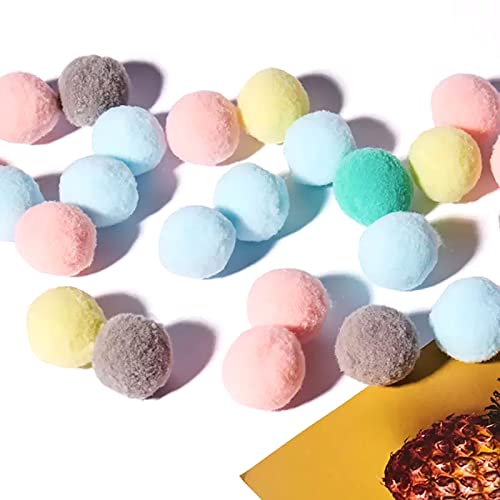 YCYUYK 16 Premium-Pom-Bälle für Kätzchen, leicht, interaktiv, verschiedene Farben, Plüsch-Bälle für Kätzchen-Training und Spielen YCYUYK 16 Premium-Pom-Bälle für Kätzchen, leicht, interaktiv, verschiedene Farben, Plüsch-Bälle für Kätzchen-Training und Spielen von YCYUYK