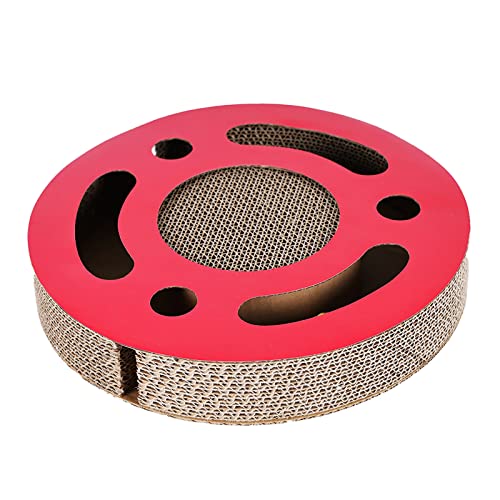 YCYUYK 2-in-1 Kratzspielzeug für Katzen, Katzenspielzeug, interaktives Training, Maus, Spielzeug, mit Ball, Farbe B YCYUYK 2-in-1 Kratzspielzeug für Katzen, Katzenspielzeug, interaktives Training, Maus, Spielzeug, mit Ball, Farbe B von YCYUYK