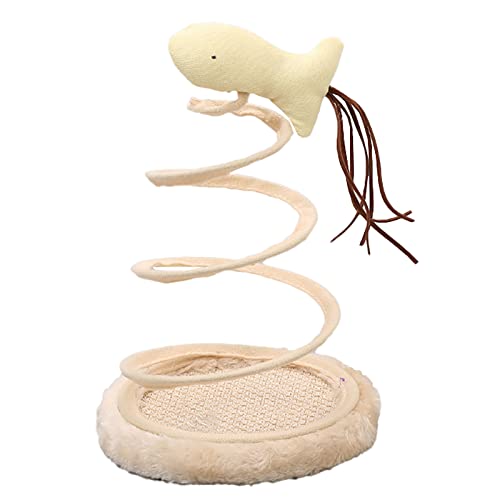 YCYUYK Interaktives Katzenspielzeug, Katze Plüschspielzeug mit Spiralfederplatte, Maus Interaktives Edelstahl Feder rotierende Katze kreatives Spielzeug zum Töten der Zeit und halten Sie fit Stil-C YCYUYK Interaktives Katzenspielzeug, Katze Plüschspielzeug mit Spiralfederplatte, Maus Interaktives Edelstahl Feder rotierende Katze kreatives Spielzeug zum Töten der Zeit und halten Sie fit Stil-C von YCYUYK