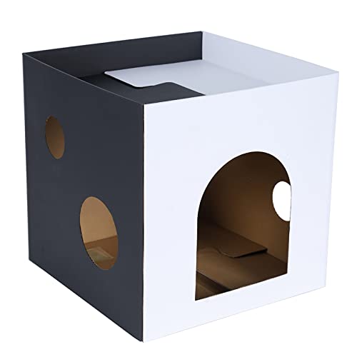 YCYUYK Katzenkratzhaus, Katzenkratzpolster, Karton-Katzenhaus, Katzenkratz-Lounge, Katzenkratzer für Indoor-Katzen, Katzenbett und Katzenmöbel, Sofa, Farbe C YCYUYK Katzenkratzhaus, Katzenkratzpolster, Karton-Katzenhaus, Katzenkratz-Lounge, Katzenkratzer für Indoor-Katzen, Katzenbett und Katzenmöbel, Sofa, Farbe C von YCYUYK