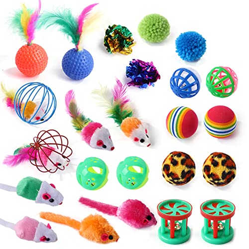 YCYUYK Katzenspielzeug Sortiert Set Langlebiges Interaktives Katzenspielzeug, Katzenstab, Glockenball, Maus Frühling Katzentunnel, Variety Pack für Kitty Baumwollball Kätzchen Spielzeug Combo Set-8 YCYUYK Katzenspielzeug Sortiert Set Langlebiges Interaktives Katzenspielzeug, Katzenstab, Glockenball, Maus Frühling Katzentunnel, Variety Pack für Kitty Baumwollball Kätzchen Spielzeug Combo Set-8 von YCYUYK