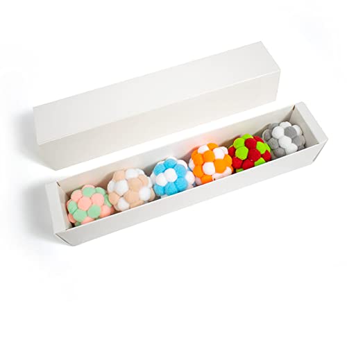 YCYUYK Wollgarn Katzenspielzeug Bälle mit Glocke und Katze Fuzzy Bälle, Interaktives Katzenspielzeug für Indoor Katzen und Kätzchen, Katzen Kätzchen Kauspielzeug, 9 Stück YCYUYK Wollgarn Katzenspielzeug Bälle mit Glocke und Katze Fuzzy Bälle, Interaktives Katzenspielzeug für Indoor Katzen und Kätzchen, Katzen Kätzchen Kauspielzeug, 9 Stück von YCYUYK