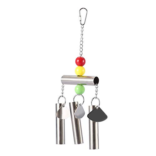 SYMY Edelstahl-Glockenspielzeug für Vögel, mittelgroß, Lovebird, stehendes Spielzeug, Käfigdekoration SYMY Edelstahl-Glockenspielzeug für Vögel, mittelgroß, Lovebird, stehendes Spielzeug, Käfigdekoration von YDRCESMI